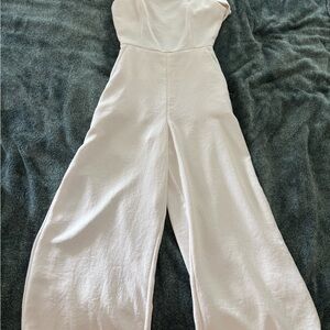 Aritzia Cream Jumpsuit